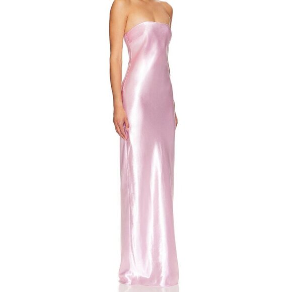 NWT Lovers and Friends x Anja Dujakovic Carolyn Maxi Dress Pink size small - Picture 3 of 5